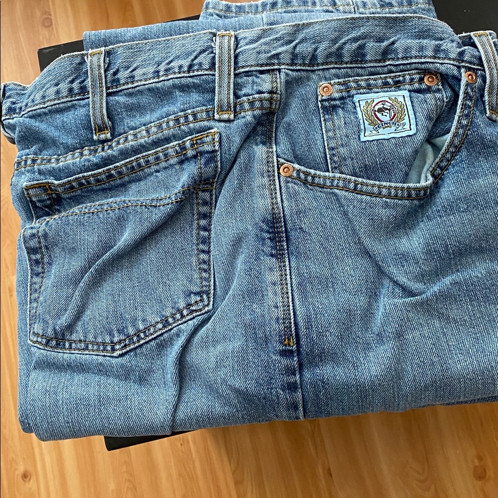 Cinch Blue Denim Jeans with Patterned Lining. SOLD